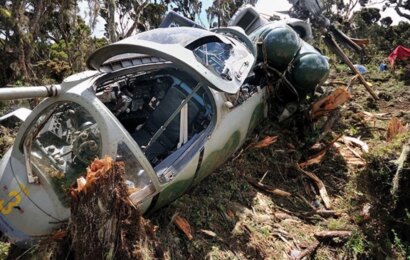 Kenya’da askeri helikopter düştü, Genelkurmay Başkanı dahil 10 kişi hayatını kaybetti